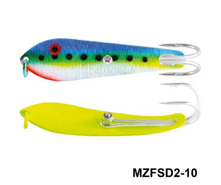 AQUA MARINE - Fishing Spoon with Double Hooks - (Size: 2)